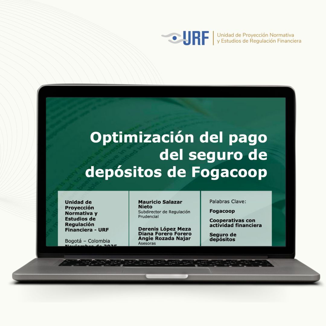 Imagen portada del documento técnico Optimización del pago del seguro de depósitos de Fogacoop
