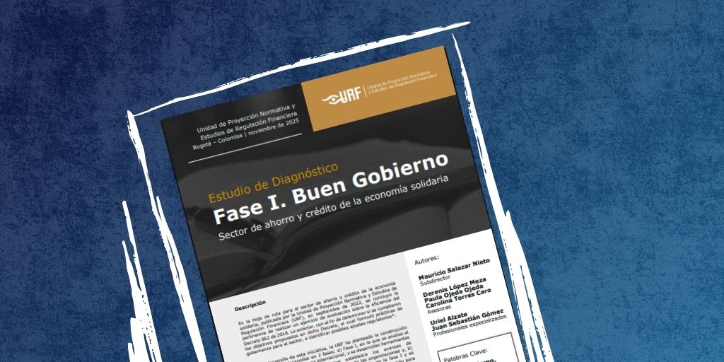 Portada del Estudio de Diagnóstico Fase I. de Buen Gobierno Sector de Ahorro y Crédito de la Economía Solidaria