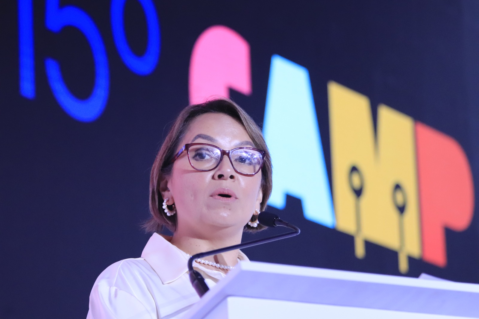 Directora Mónica Higuera G, en el CAMP 2025.